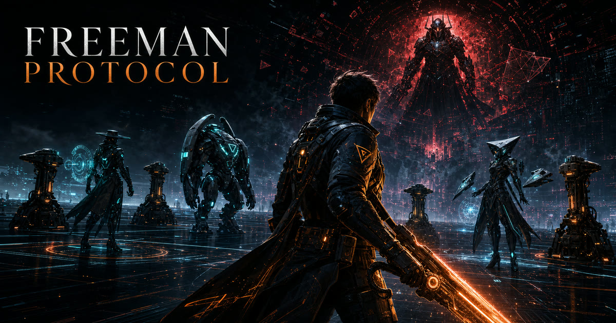 Freeman Protocol — Build AI & survive — 官网预览图